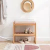 Streamdale Furniture Streamdale Natural Solid Wood Shoe Bench