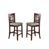 Streamdale Furniture Streamdale Neena Height Chair With Beige Upholstered Seat