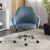 Streamdale Furniture Streamdale New - Modern Home Office Leisure Chair With Adjustable Velvet
