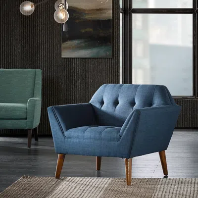 Streamdale Furniture Streamdale Newport Lounge Chair In Blue