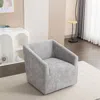 Streamdale Furniture Streamdale Nice Modern Upholstered Barrel Armchair, 360 Swivel