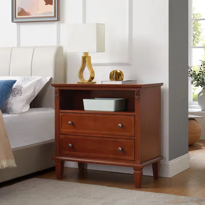 Streamdale Furniture Streamdale Nightstand With Charging Station And Drawers
