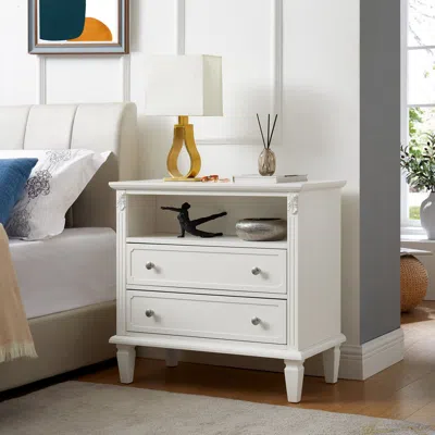 Streamdale Furniture Streamdale Nightstand With Charging Station And Drawers