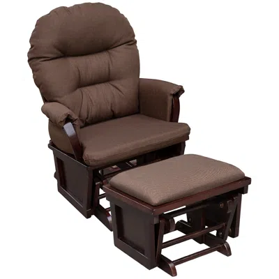 Streamdale Furniture Streamdale Nursery Glider Rocking Chair With Ottoman