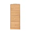 Streamdale Furniture Streamdale Oak Bedside Storage Cabinet - Free-standing, Four Drawers