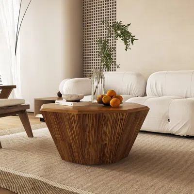 Streamdale Furniture Streamdale Octagonal Rubberwood Coffee Table