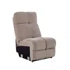 Streamdale Furniture Streamdale Okra Motor Power Recliner Sofa Multiple Combinations Armless Chair
