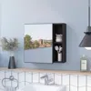 Streamdale Furniture Streamdale Oman Medicine Cabinet With Shelving And Door