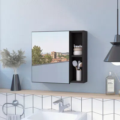 Streamdale Furniture Streamdale Oman Medicine Cabinet With Shelving And Door