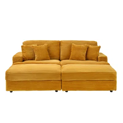 Streamdale Furniture Streamdale Orange Footrest: Stable Support & Temporary Throne