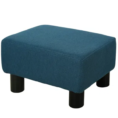 Streamdale Furniture Streamdale Ottoman Foot Rest In Blue