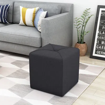 Streamdale Furniture Streamdale Ottoman For Indoor Home Use In Black