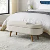 Streamdale Furniture Streamdale Ottoman Oval Storage Bench