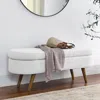 Streamdale Furniture Streamdale Ottoman Oval Storage Bench