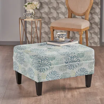 Streamdale Furniture Streamdale Ottoman With Birch Wood Legs
