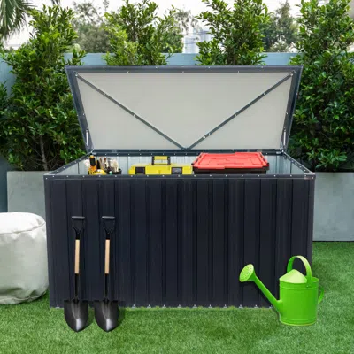Streamdale Furniture Streamdale Out Door Metal Storage Box Store Medium