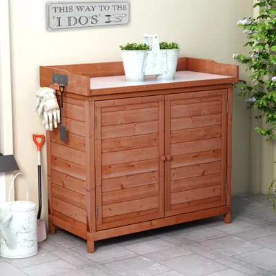 Streamdale Furniture Streamdale Outdoor 39 Potting Bench Table