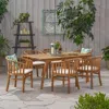 Streamdale Furniture Streamdale 6-piece Kitchen Dining Table Set Wooden Rectangular Dining Table