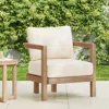 Streamdale Furniture Streamdale Outdoor Acacia Wood Patio Club Chair