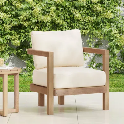 Streamdale Furniture Streamdale Outdoor Acacia Wood Patio Club Chair