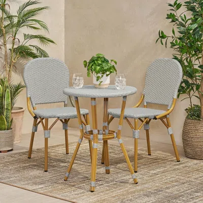 Streamdale Furniture Streamdale Outdoor Bistro Set - Aluminum Frame