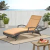 Streamdale Furniture Streamdale Woven Resin Wicker Recliner With Cushion In Brown