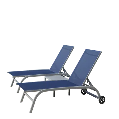 Streamdale Furniture Streamdale Outdoor Chaise Lounge Set