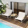Streamdale Furniture Streamdale Outdoor Chaise Lounge Set With Side Table (3-pack)