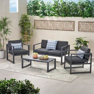 Streamdale Furniture Streamdale Outdoor Chat Set With Weather-resistant Cushions