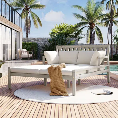 Streamdale Furniture Streamdale Outdoor Daybed With Pillows