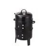 Streamdale Furniture Streamdale Outdoor Double-layer Grill, Charcoal Wood Fired Braising And Smoking Stove