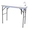 Streamdale Furniture Streamdale Outdoor Fish And Game Cutting Cleaning Table With Sink And Faucet