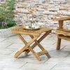 Streamdale Furniture Streamdale Outdoor Folding Wooden Side Table