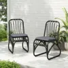 Streamdale Furniture Streamdale Elegant Ornate Dining Chairs With Cast Aluminum Frame