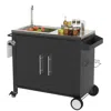 Streamdale Furniture Streamdale Outdoor Grill Table With Sink & Cabinet