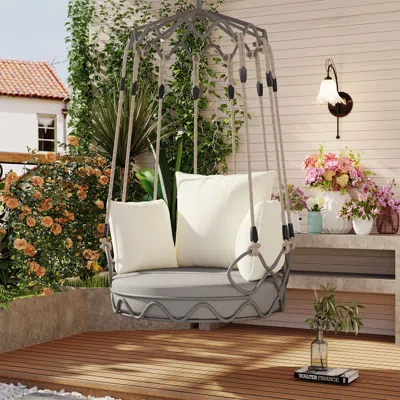Streamdale Furniture Streamdale Outdoor Hanging Swing Chair With Cushion