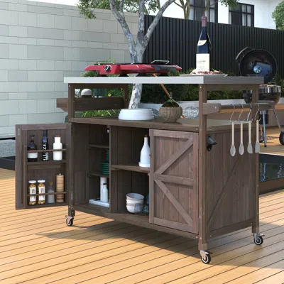 Streamdale Furniture Streamdale Outdoor Kitchen Island