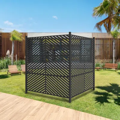 Streamdale Furniture Streamdale Outdoor Privacy Screen Fence Panels - 47x47" - All-weather