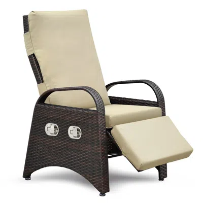 Streamdale Furniture Streamdale Outdoor Reclining Lounge Chair With Cushion