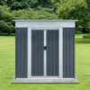 Streamdale Furniture Streamdale Outdoor Storage Sheds 6ftx4ft Pent Roof Grey