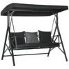 Streamdale Furniture Streamdale Outdoor Swing Chair With Cushion & Canopy