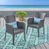 Streamdale Furniture Streamdale Outdoor Wicker Dining Chairs - Durable & Stylish