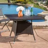 Streamdale Furniture Streamdale Outdoor Wicker Square Dining Table