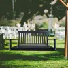 Streamdale Furniture Streamdale Outdoor Wood Bench Swing With Armrests