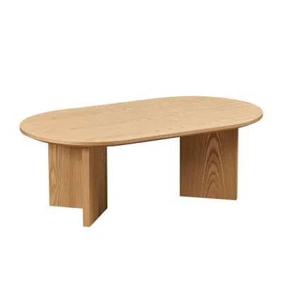 Streamdale Furniture Streamdale Oval Modern Coffee Table