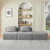 Streamdale Furniture Streamdale Oversized 3 Seater Chenille Sofa, No Assembly, Space-saving