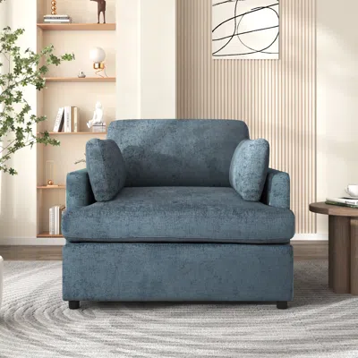 Streamdale Furniture Streamdale Oversized Accent Chair - Comfortable Armrest Cushions, Versatile Neutral Style, Elegant D