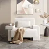 Streamdale Furniture Streamdale Oversized Armchair: Wide Mid-century Chair With Pillow