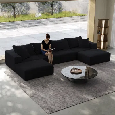 Streamdale Furniture Streamdale Oversized Modular Cloud Sectional Sofa With Pillows