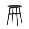 Streamdale Furniture Streamdale Oversized Round Bar Table, 31.5", Black